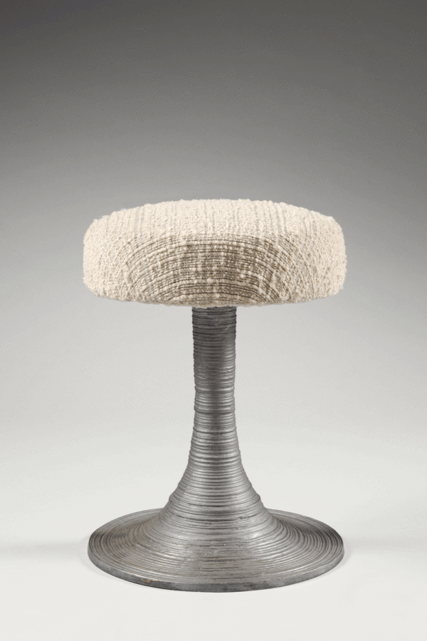 Silver Tourbillon stool