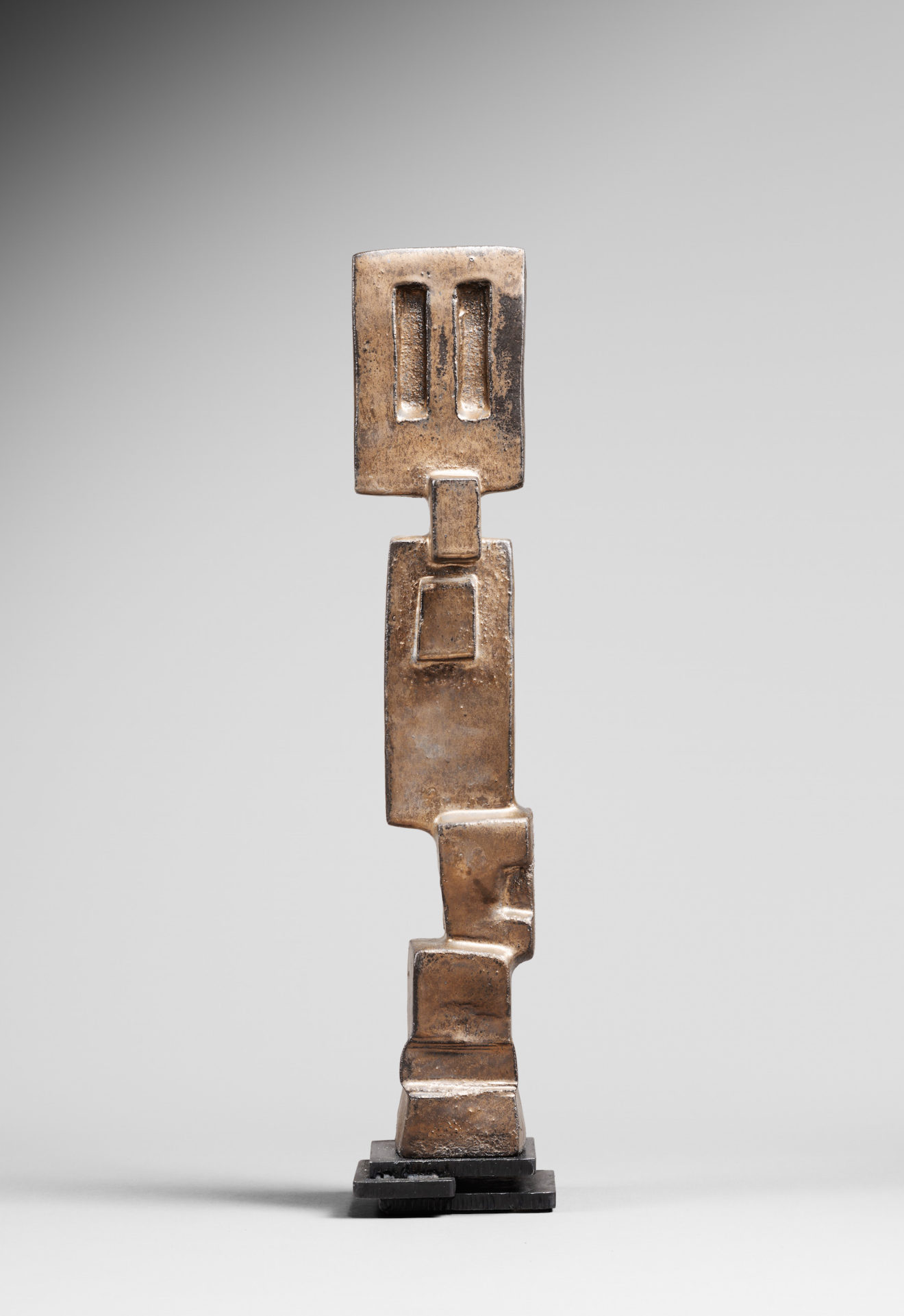 Bronze "Block" sculpture N°II CHAHAN