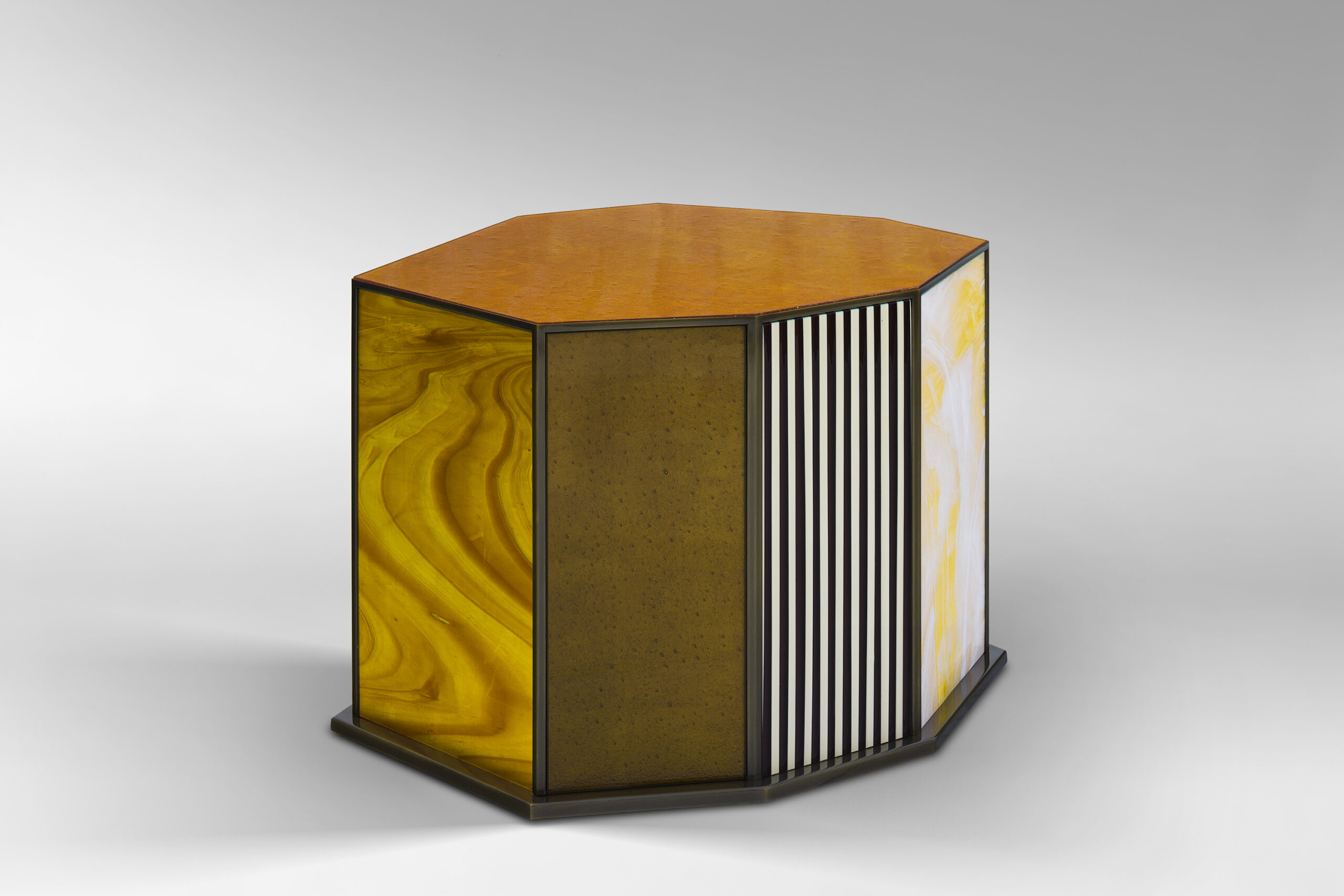 Gold Cube table