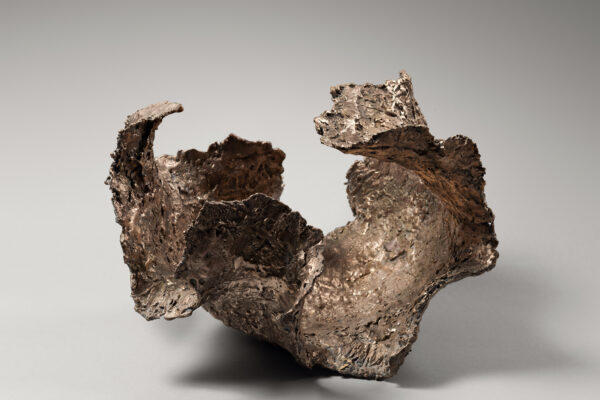 Sculpture “Vessel” en Bronze doré N°2