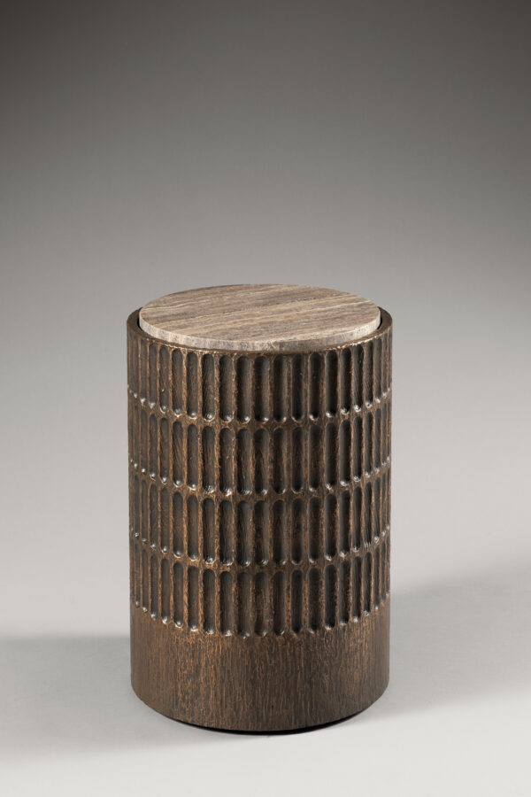 Large Drum Cocktail Table