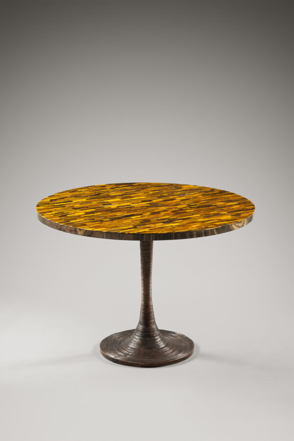 Tiger eye Tourbillon Gueridon