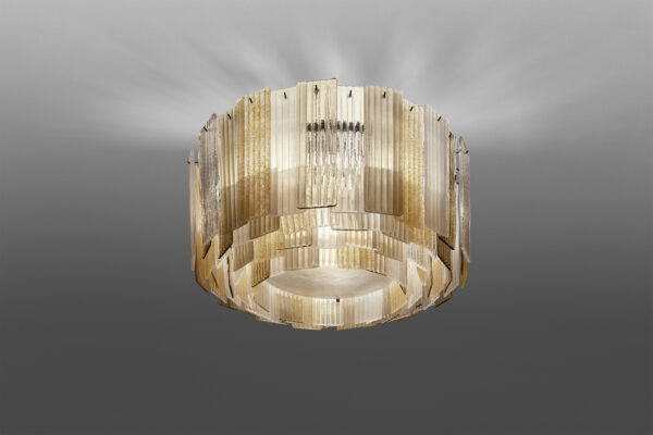 Two tones Murano glass Chandelier