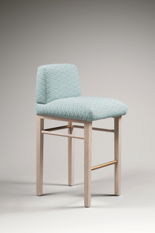 Turquoise bar stool