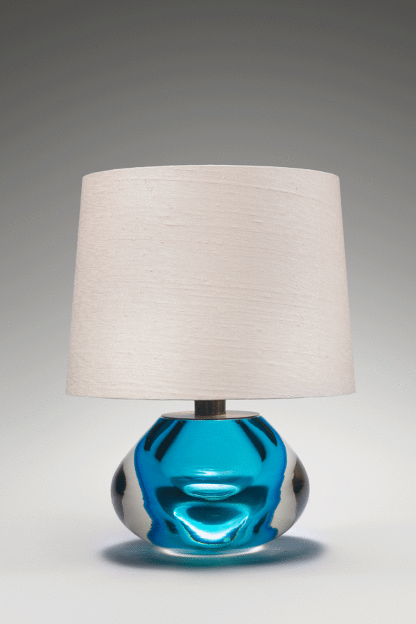 Turquoise Orthensia lamp