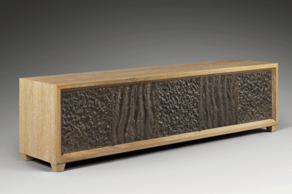 Bronze brutalist cabinet