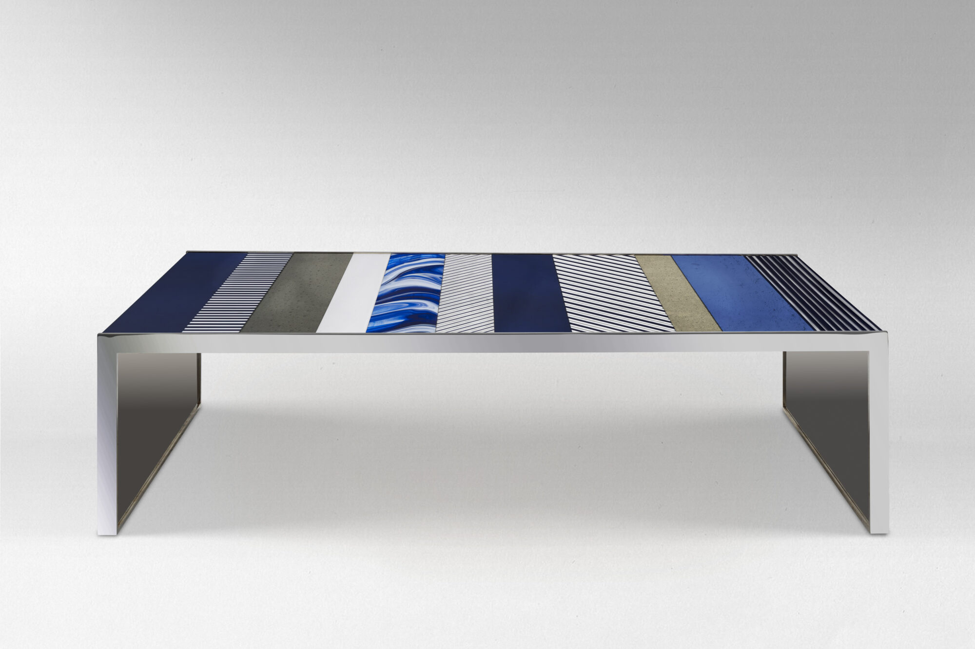 Navy blue Nickel Canal Grande Table – Image 2