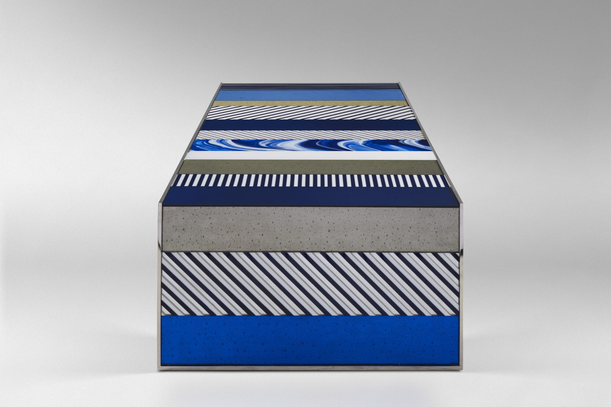 Navy blue Nickel Canal Grande Table – Image 3