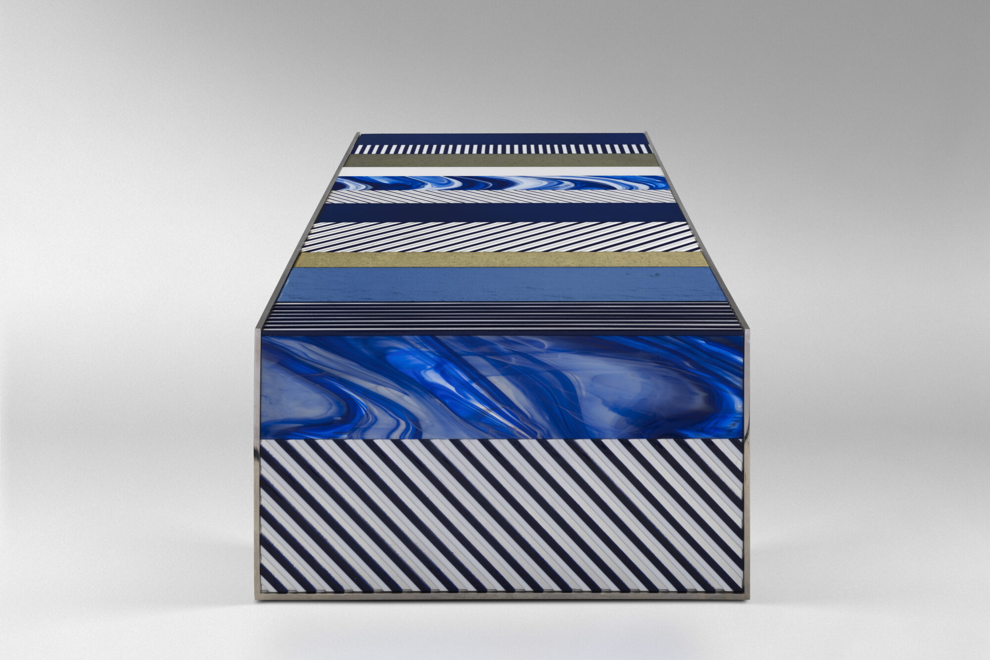 Navy blue Nickel Canal Grande Table – Image 4