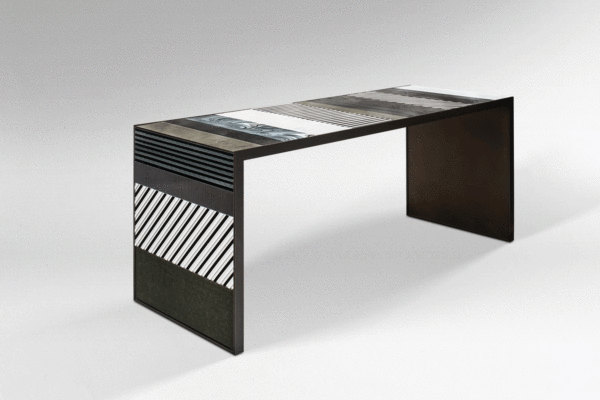 Black and white Murano glass Desk