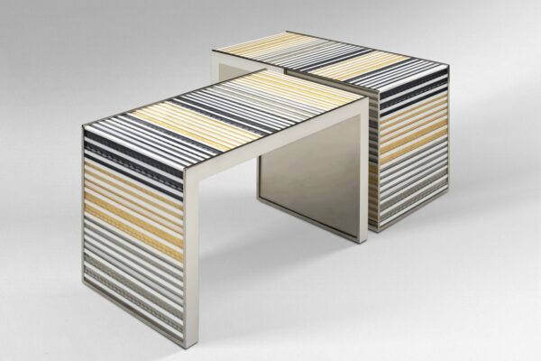 Pair of Canal Grande Filigrane Tables